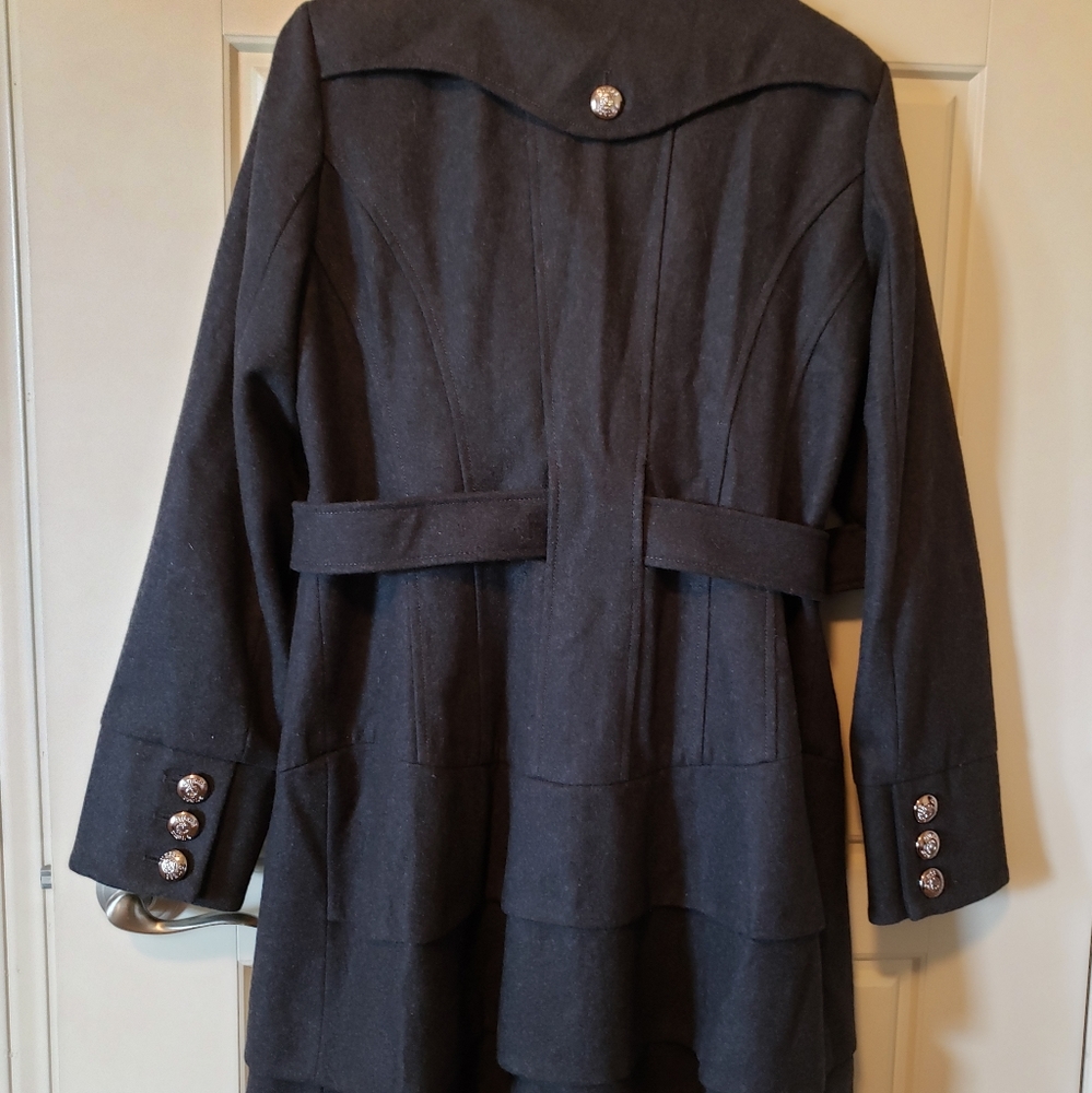 Women's wool winter coat - Picture 2 of 3